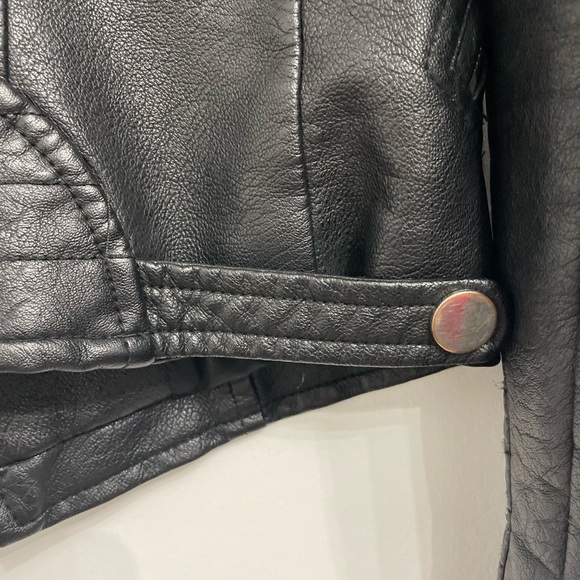 Fitted faux leather jacket from Dynamite, size small! - Picture 9 of 10